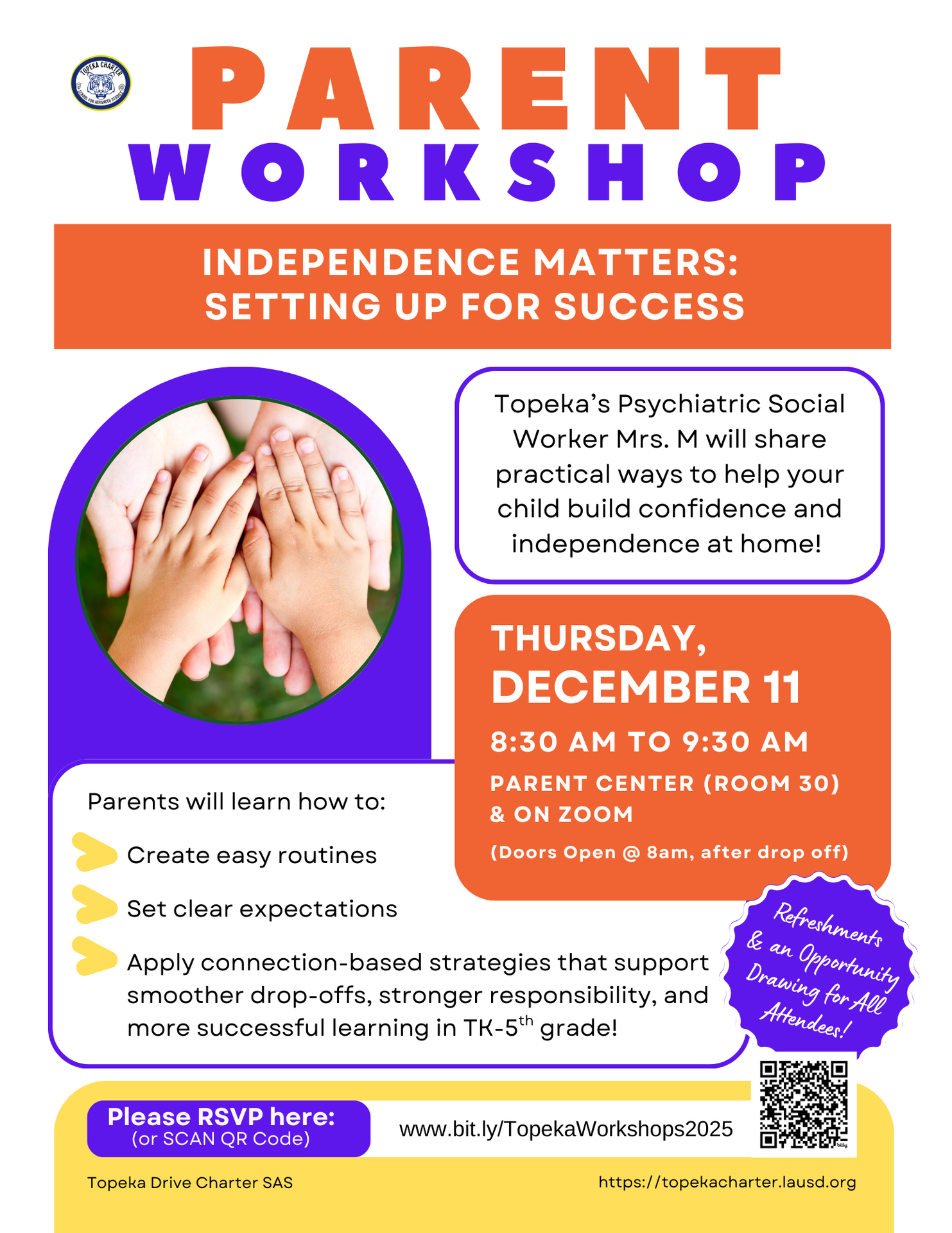 Parent Workshop Flyer