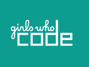 girls who code, written in chalk