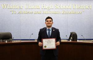 California High School senior Carter Crail