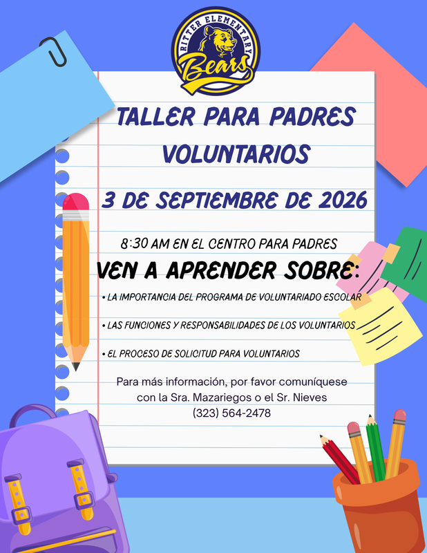 Parent Volunteer Workshop