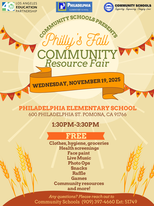 Community School presents: Philly's Fall Community Resource Fair - 11.19.25