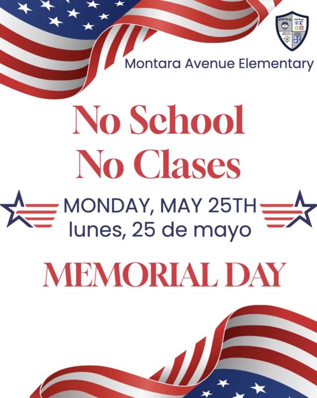 Memorial Day-No Classes