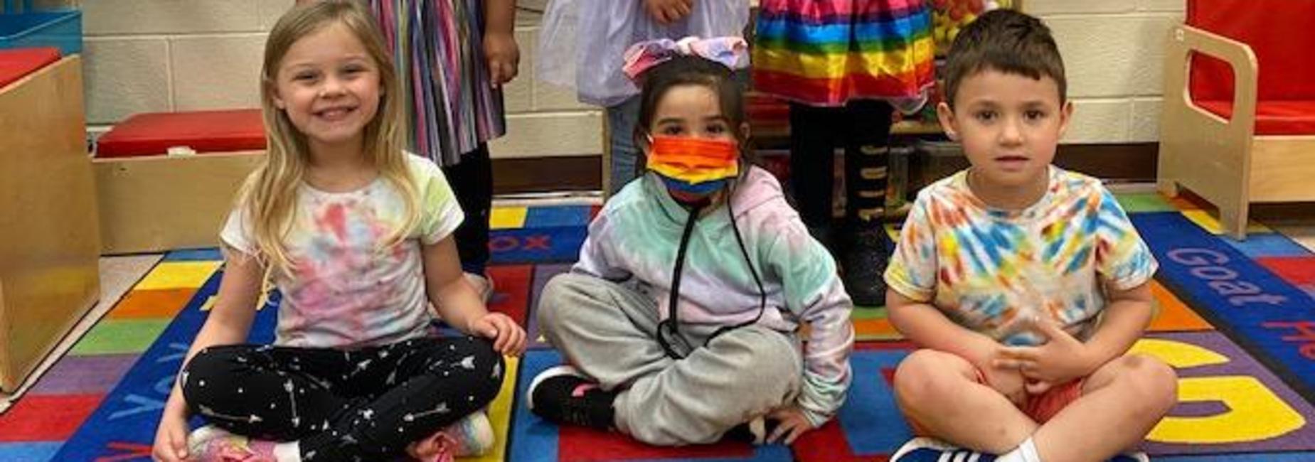 PreK tie dye day