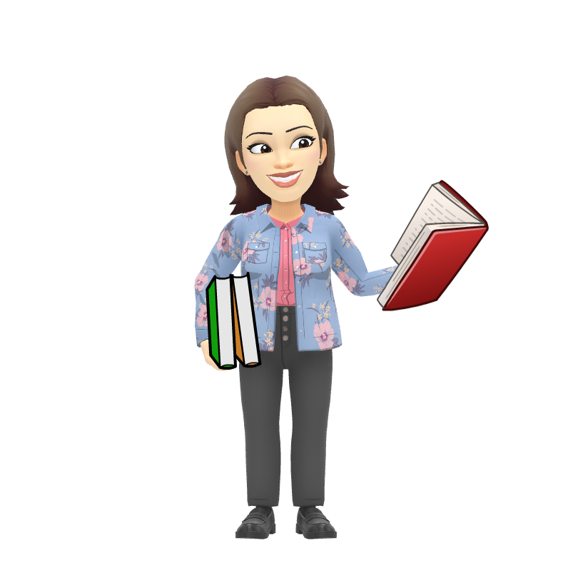 Ms. Smotherman Holding Books