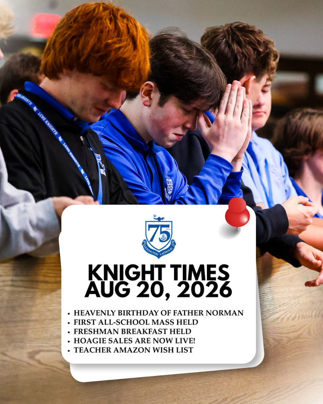 KNIGHT TIMES - AUGUST 20 Featured Photo