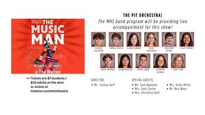promo graphic - MHS presents: The Music Man - fall 2026 - pit orchestra