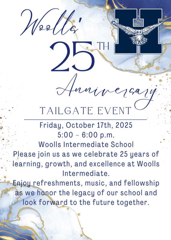 Woolls 25th Anniversary Flyer, Friday Oct 17th at 5 pm
