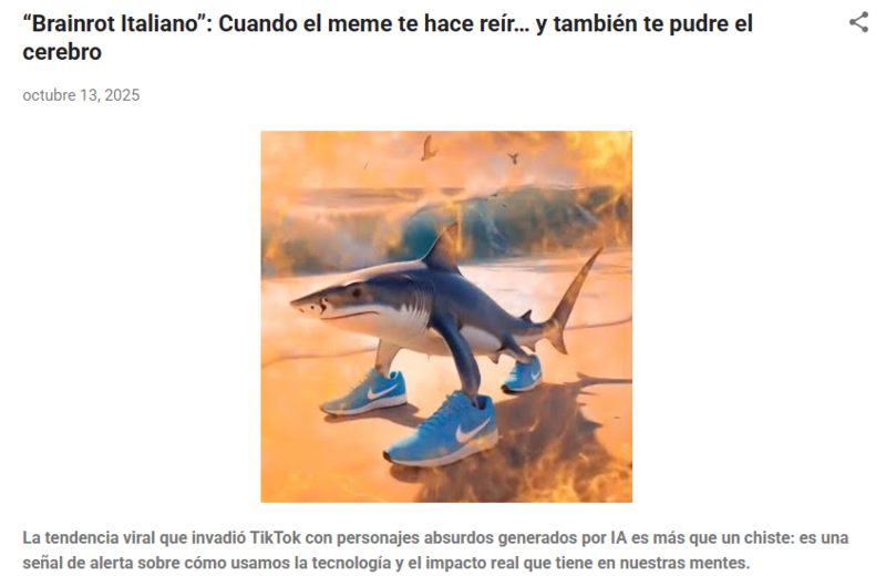 ¿Qué es el Italian Brainrot?