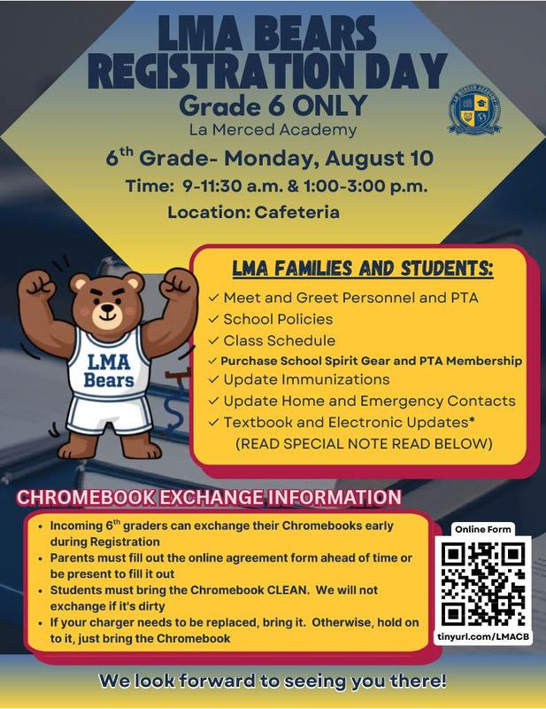 Registration Day 6th Grade