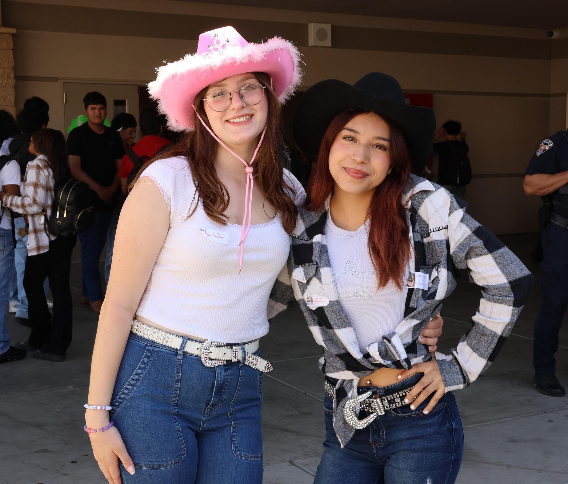 students dressed in western wear