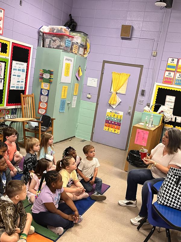 Greenlee Pre-K students enjoyed an engaging lesson on plants from former staff member Mrs. Kristi Massey.