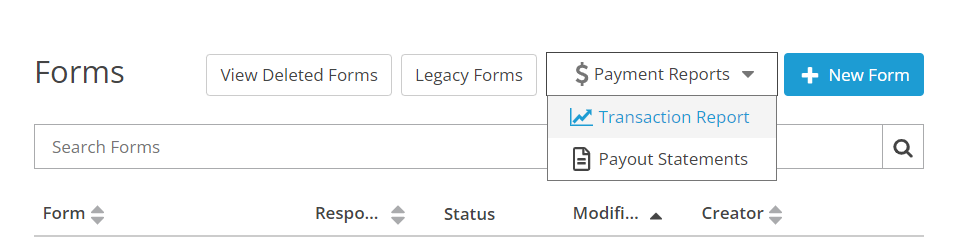 transaction report