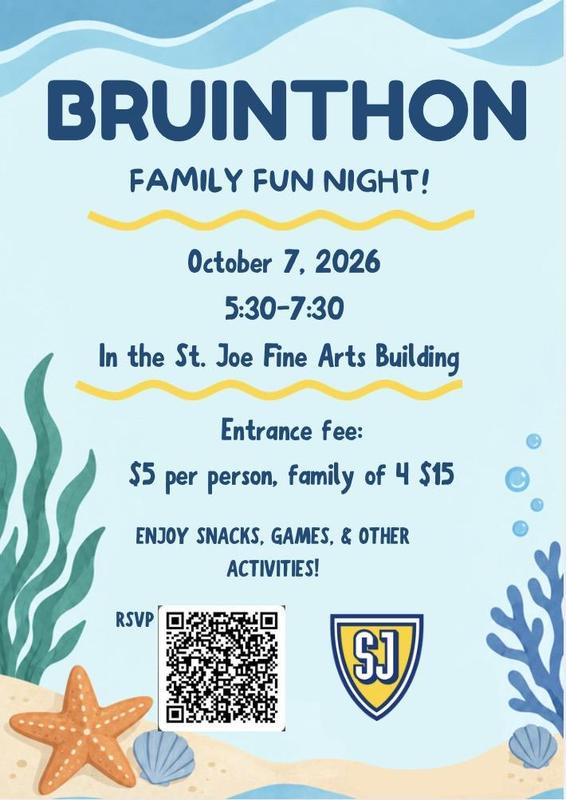 St. Joe's Bruinthon Family Fun Night - October 7 Featured Photo