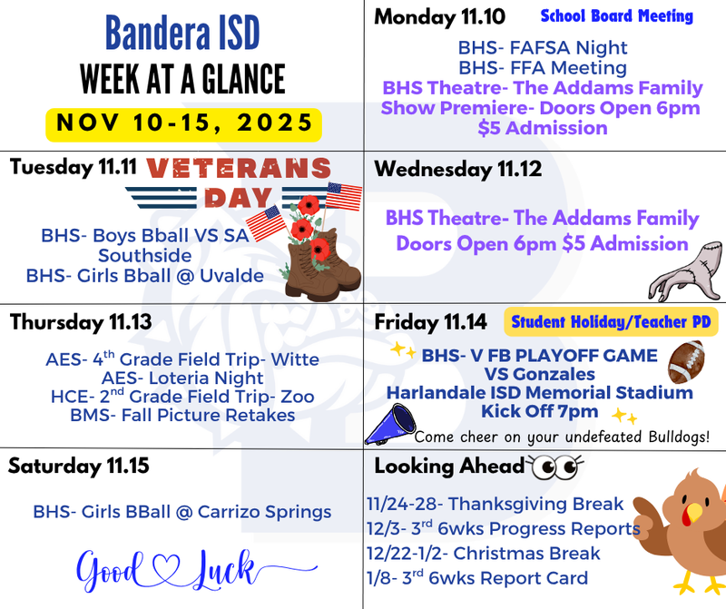 Week at a Glance
