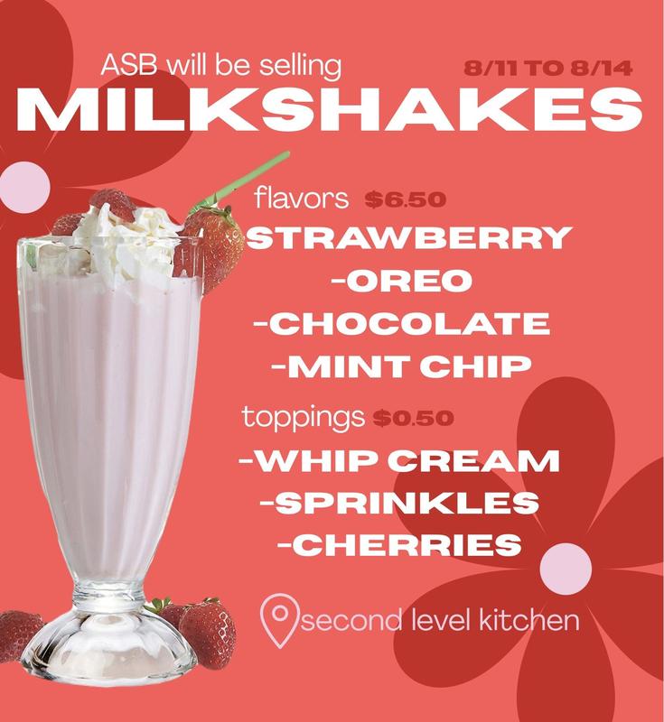 MILKHSAKES AVAILABLE AT LUNCH! Featured Photo