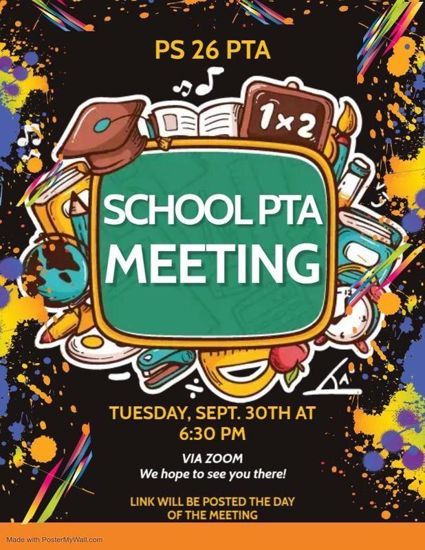 September PTA Meeting