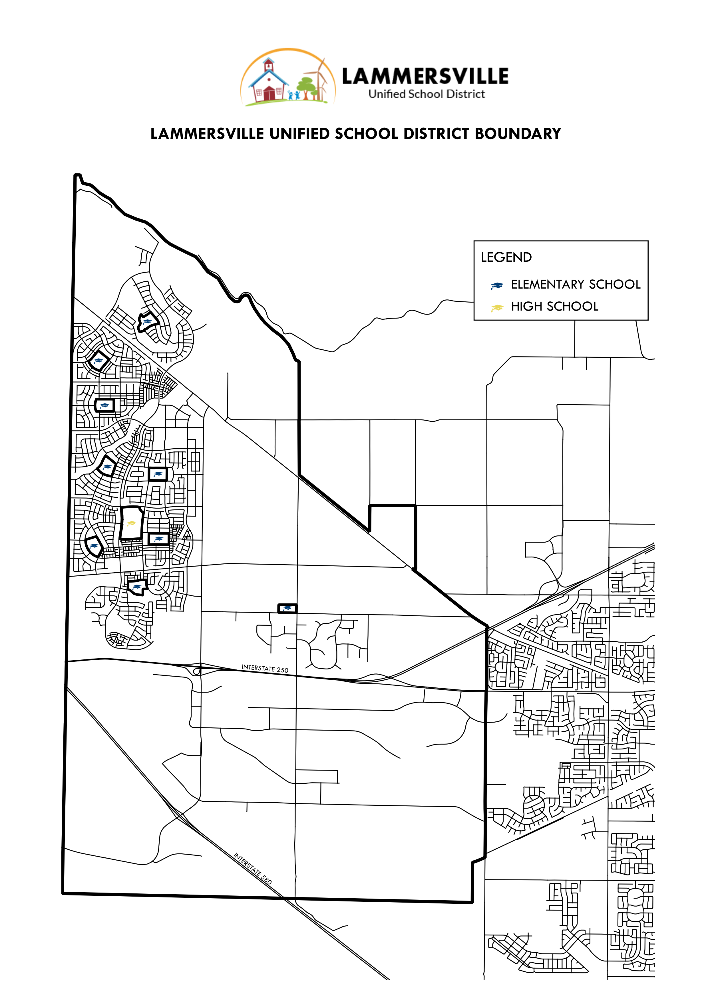 LUSD Boundary map - Revised 8-13-2026