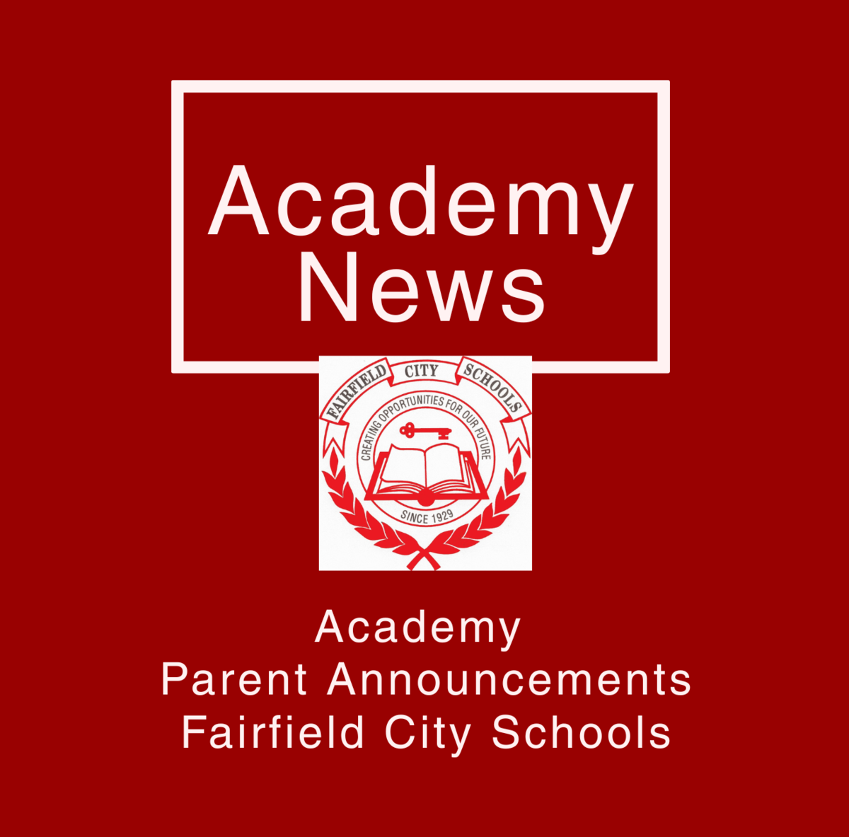 Academy Parent Email Announcement logo to click