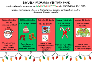 Spirit Week Flyer - Spanish