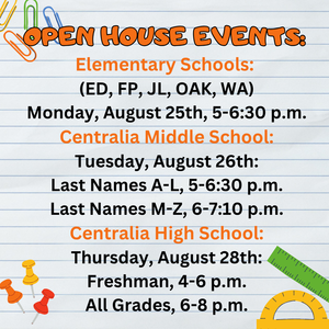 Open house dates