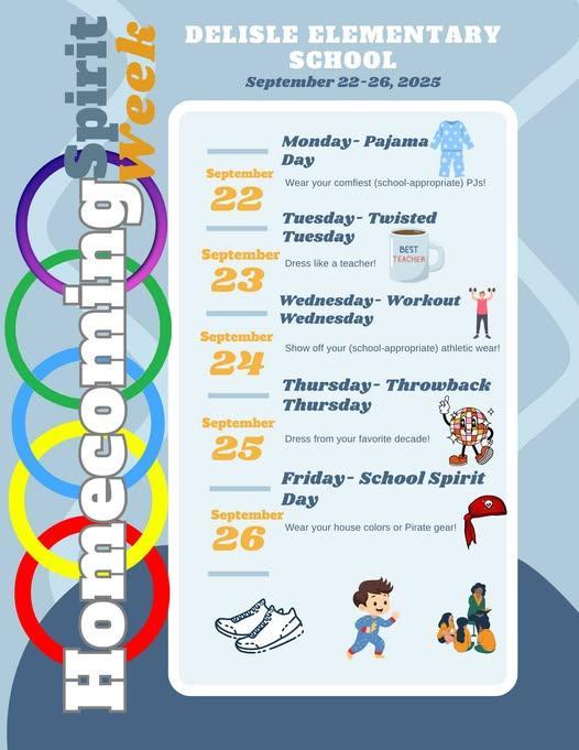 Spirit Week is coming up!