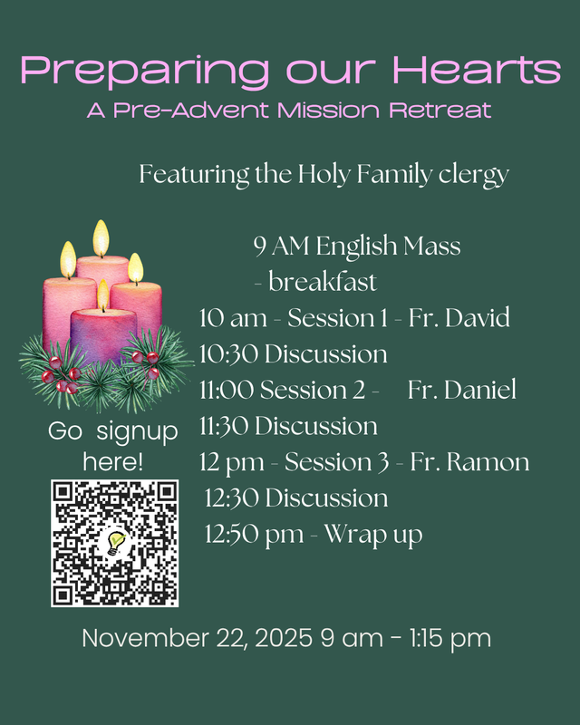 Graphic for Pre-Advent Retreat