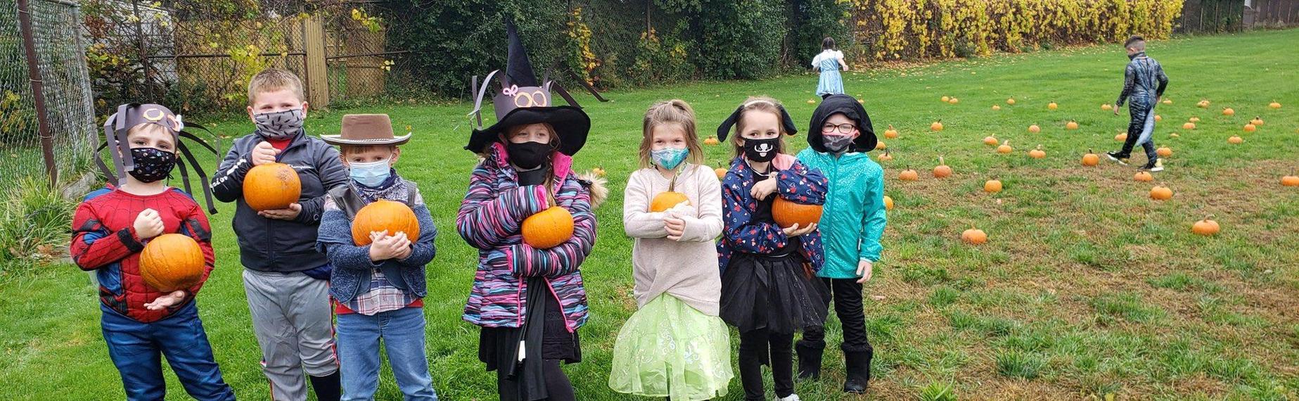 Pumpkin patch fun