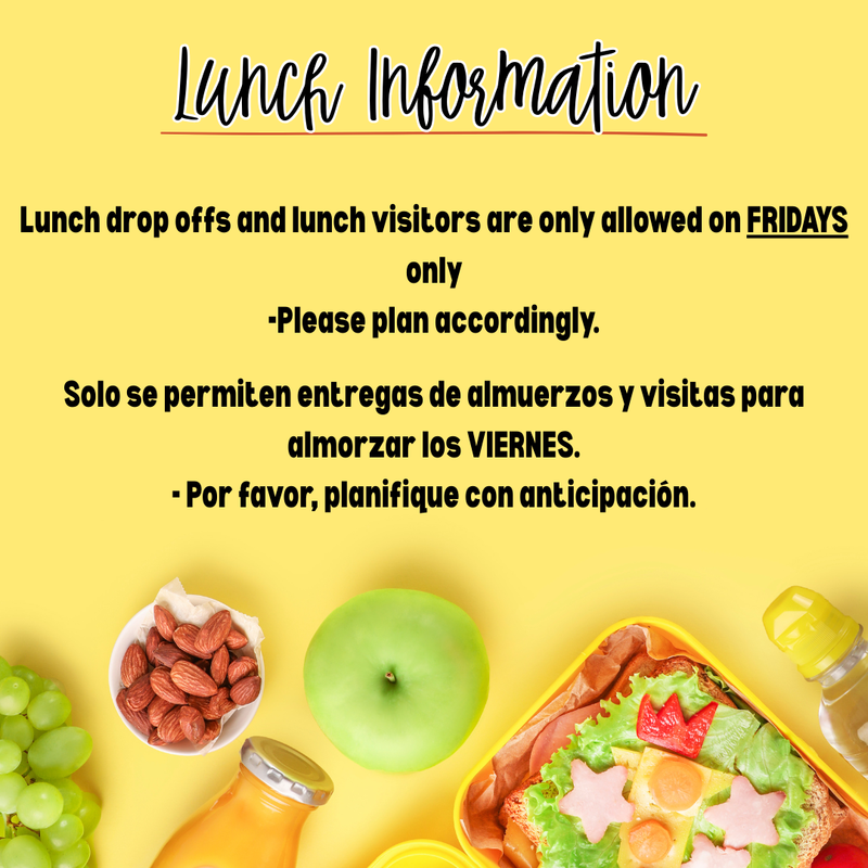 lunch information