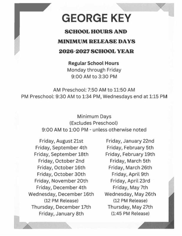 George Key Hours
