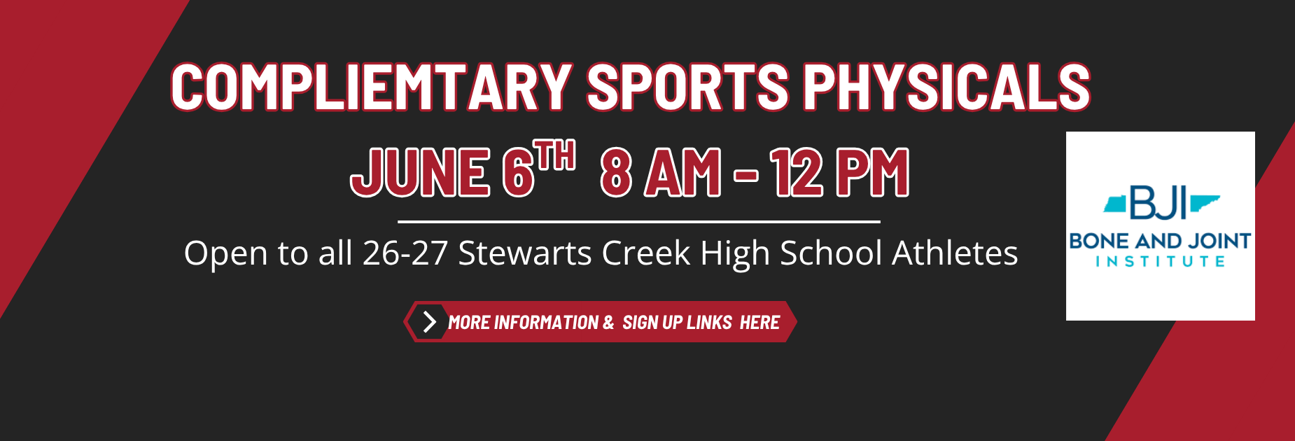 June Physicals Sign Up
