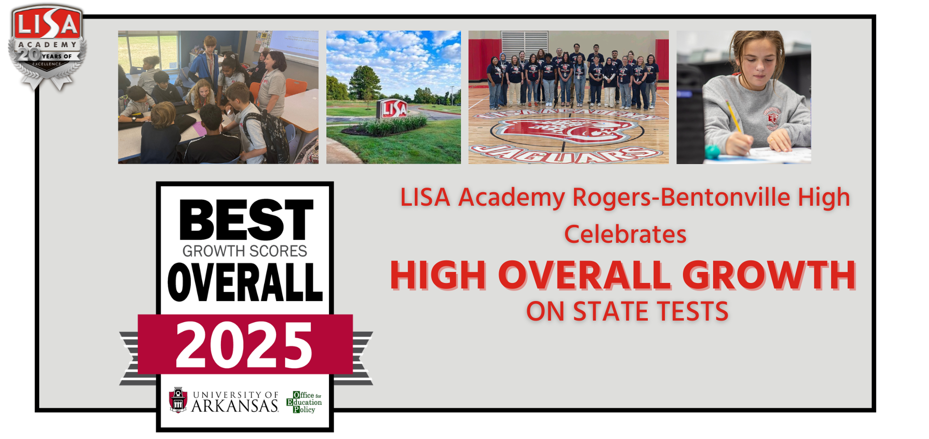 LISA Academy high overall growth