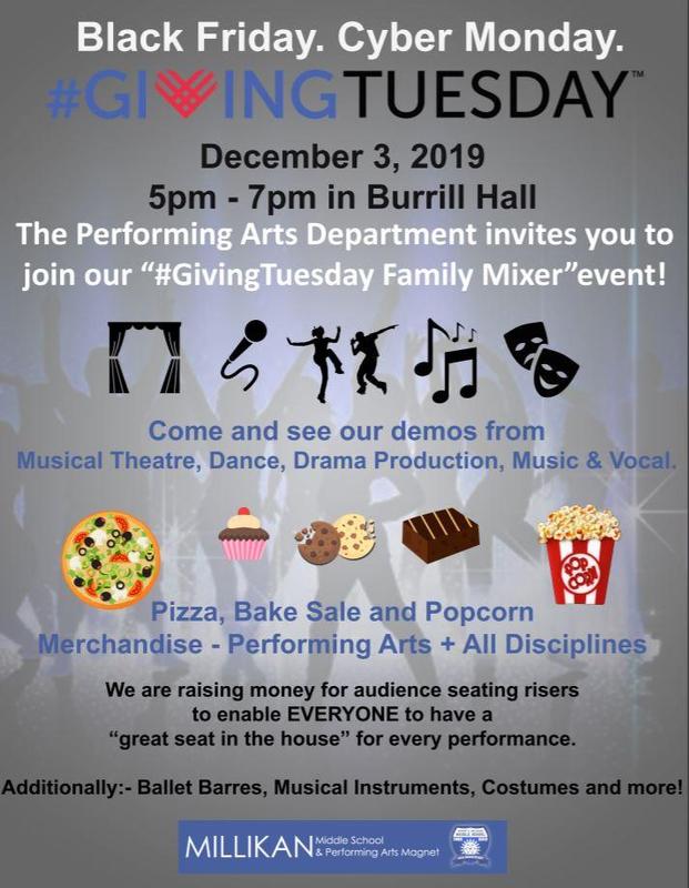 Performing Arts Academy and Magnet Giving Tuesday Family Mixer Featured Photo
