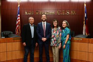 Superintendent with family