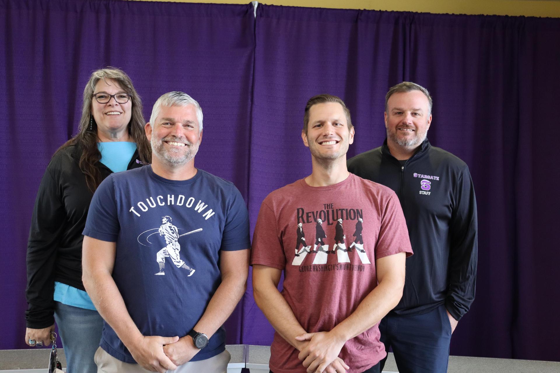 HS Social Studies teachers smiling at camera