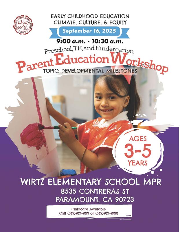 Early Childhood Education Parent Workshop