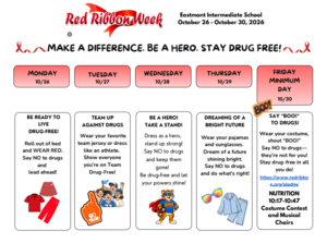 "Make a Difference. Be a Hero. Stay Drug Free!"