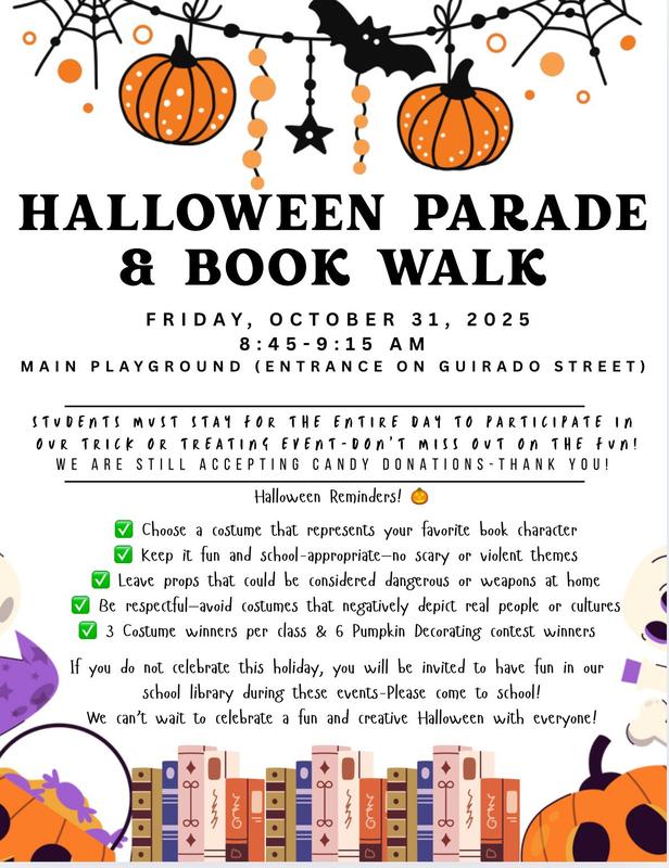 Book Walk & Halloween Parade