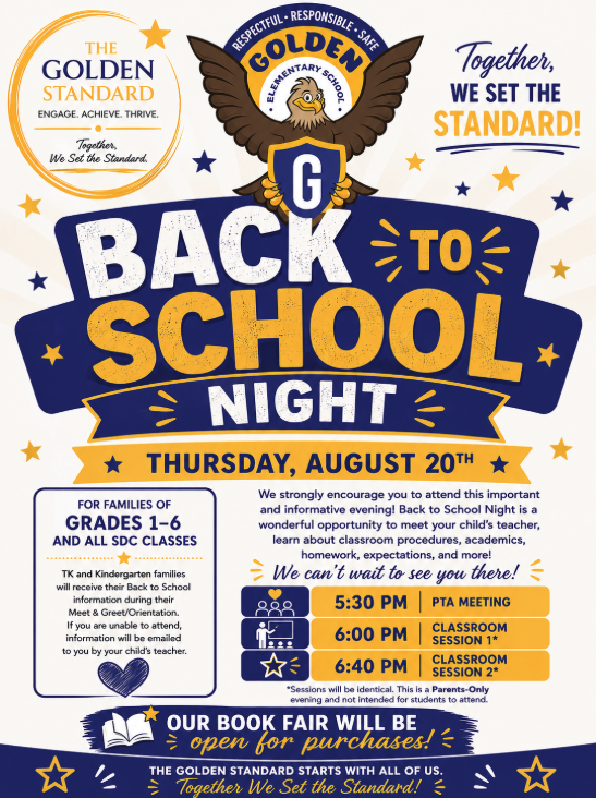Back to School Night Promo