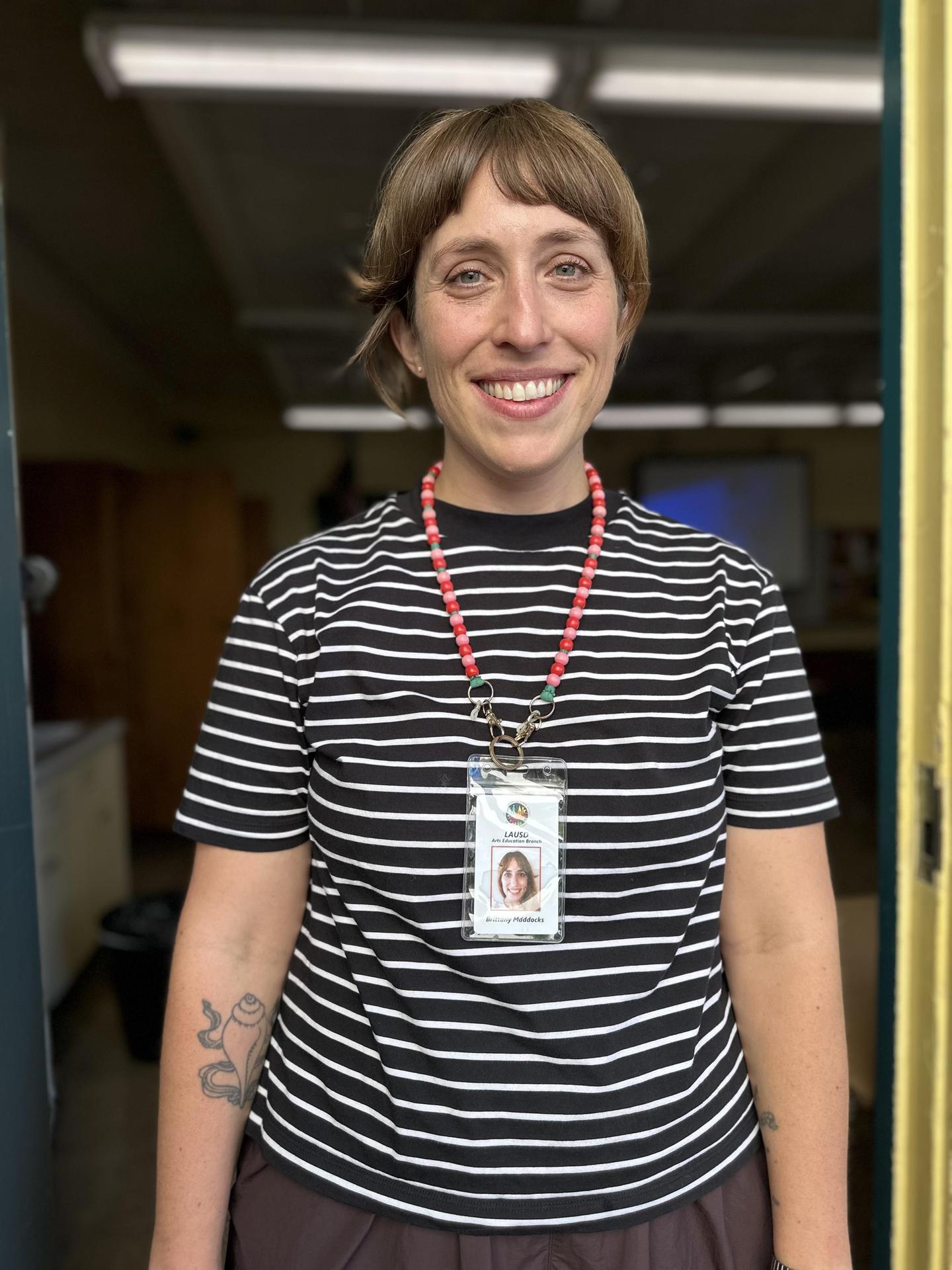  Art Teacher, Ms. Maddocks