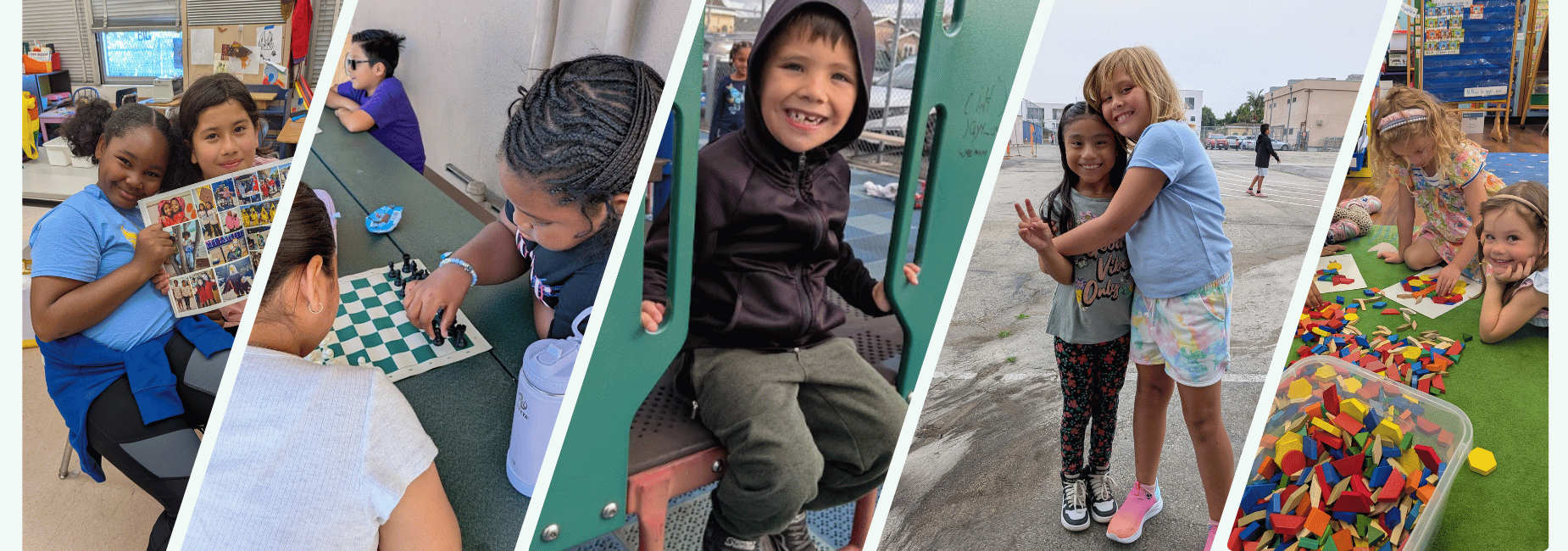 Children enjoying different activities at Alta Loma.