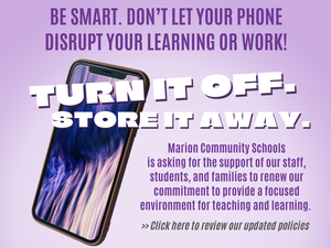 promo graphic - updated policies use of personal wireless devices, such as cell phones, smartwatches, and other similar devices during the school day