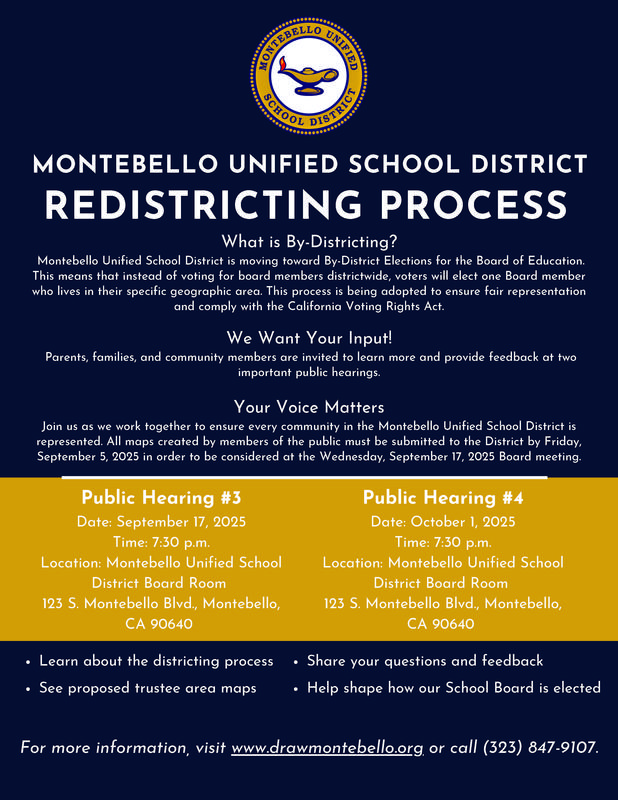 Redistricting Flyer Public hearing September and October