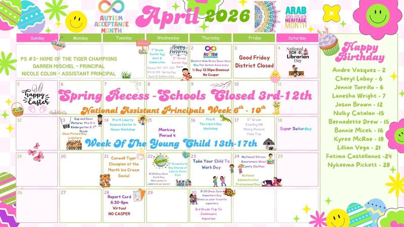 April 2026 Calendar Featured Photo