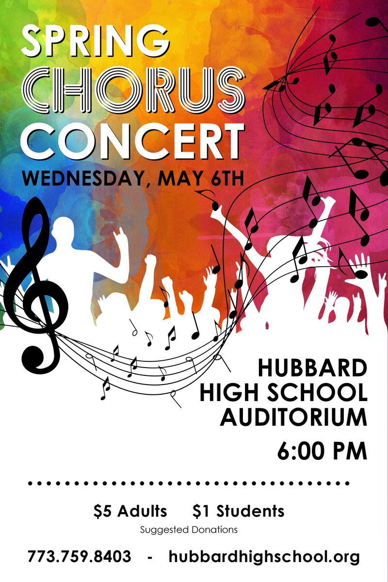 Spring Chorus Concert Wednesday, May 6th