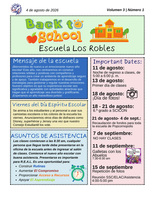 August News Spanish