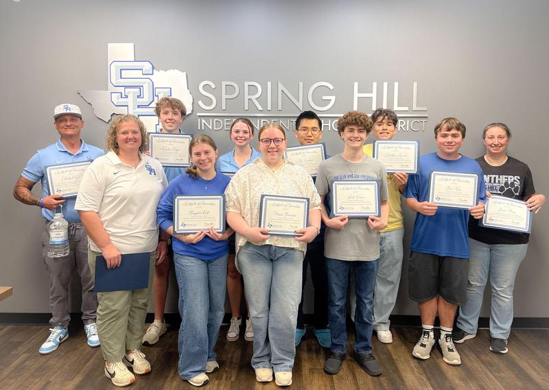 SHHS Students & Staff Recognized