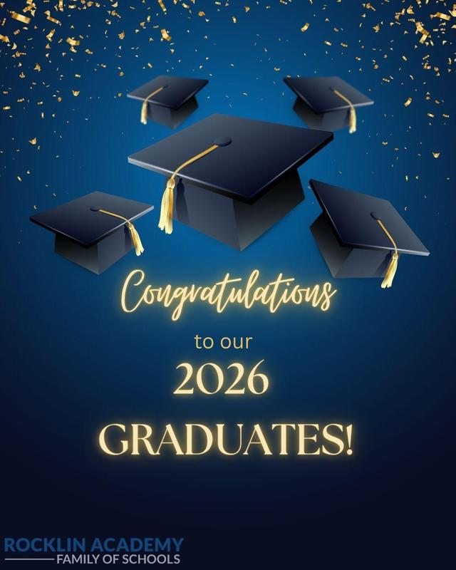 graduate hats to the 2026 senior class