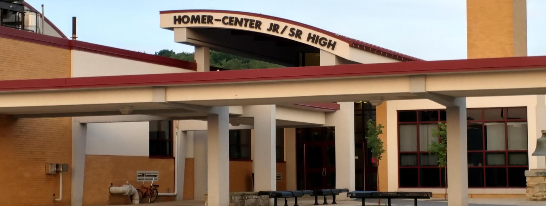 Front of the Junior Senior High School Building