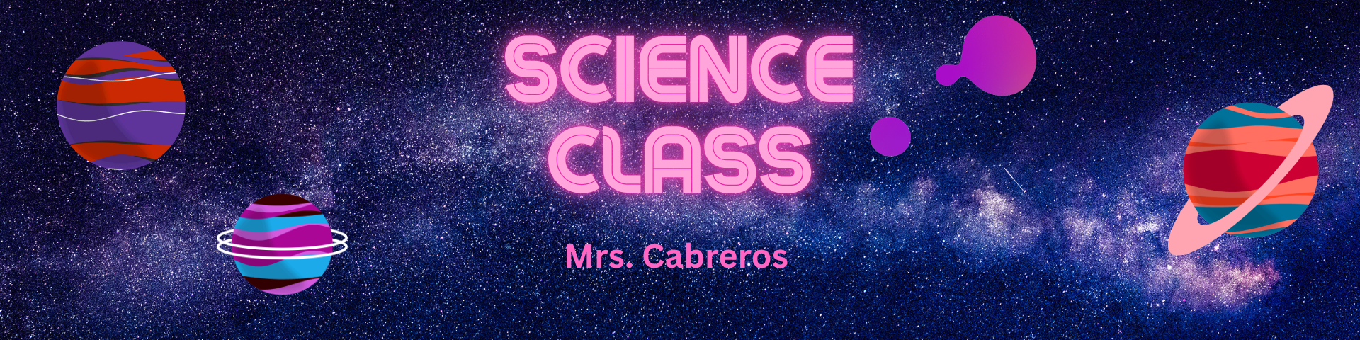 Classroom banner
