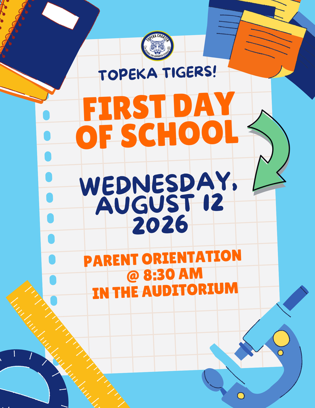 First Day of School and Parent Orientation Flyer